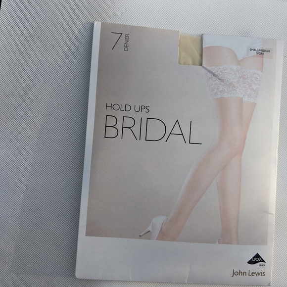 John lewis Bridal lace hold ups - Picture 4 of 5